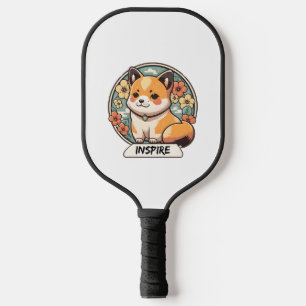 Cute Shiba Inu Pup  Pickleball Paddle