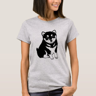 Cute Shiba Inu Puppy Art T-Shirt