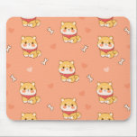 Cute Shiba Inu Seamless Pattern Mouse Pad<br><div class="desc">A cute shiba inu seamless pattern</div>