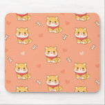 Cute Shiba Inu Seamless Pattern Mouse Pad<br><div class="desc">A cute shiba inu seamless pattern</div>