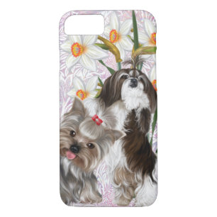 Cute Shih Tzu and Yorkie iPhone 8/7 Case