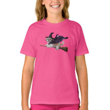 Cute Shih Tzu Witch Kids' T-Shirt