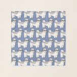 Cute Shih Tzus Pattern Scarf<br><div class="desc">Shih Tzu Lover's Scarf</div>