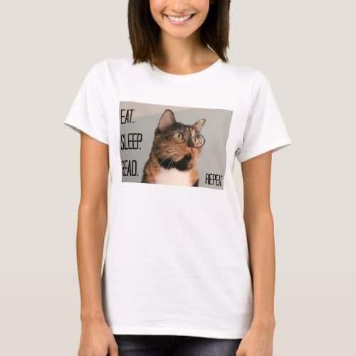 Cute Shirt for Cat Lover  Bookworm