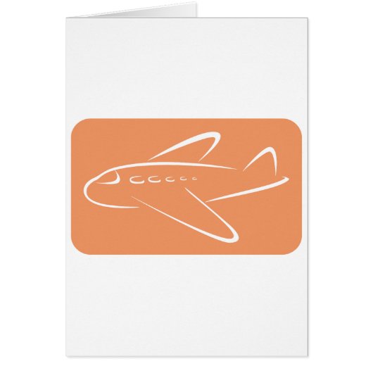Cute Shirts | Airplane Icon Gift Shirts Cards (Front)