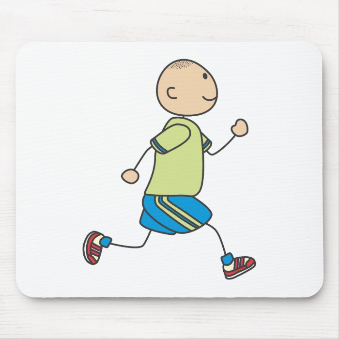 Cute Shirts  Cute Boy Running Gift Shirts Mousepads