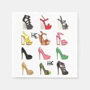 Cute Shoe Paper Napkin