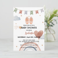Cute shoes African american girls baby shower