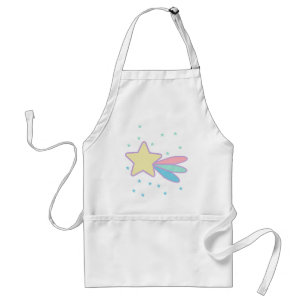 Cute Shooting Star Comet Adult Apron