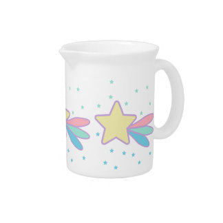 Cute Shooting Star Comet Beverage Pitcher