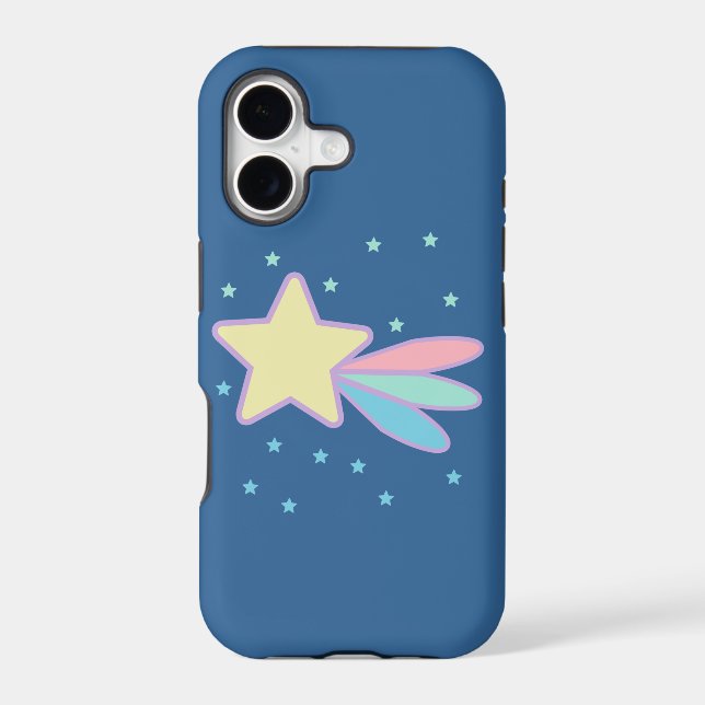Cute Shooting Star Comet Iphone Case (Back)