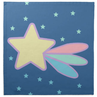 Cute Shooting Star Comet Napkin