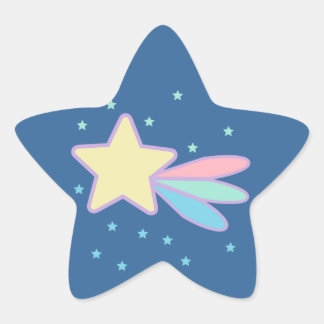 Cute Shooting Star Comet Sticker