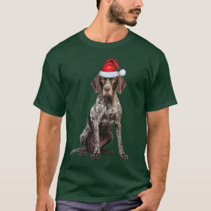 Cute Shorthair Pointer Dog Lover Funny Christmas T-Shirt