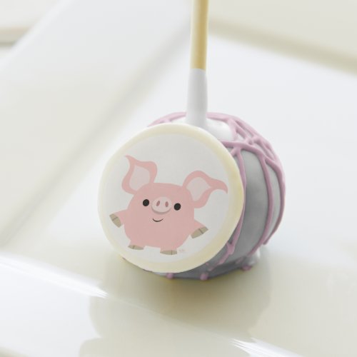 Cute Shorty Cartoon Pig Cake Pop