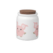 Cute Shorty Cartoon Pig Candy Jar (Left)