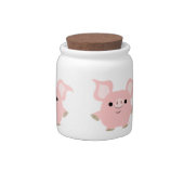 Cute Shorty Cartoon Pig Candy Jar (Right)