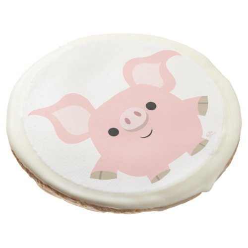 Cute Shorty Cartoon Pig Cookie