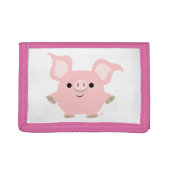 Cute Shorty Cartoon Pig Wallet (Front)