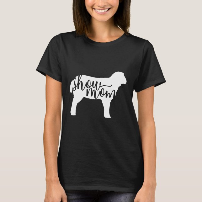 Cute Show Mom Sheep Shirt (Front)