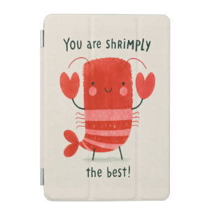 Cute Shrimp Humor Nursery Art iPad Mini Cover