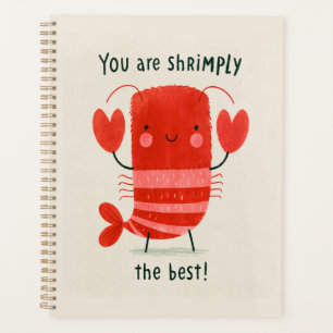 Cute Shrimp Humor Nursery Art Planner
