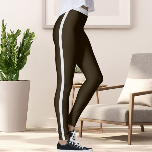 Cute Siamese Cat Pet Photo Name Brown Personalized Leggings