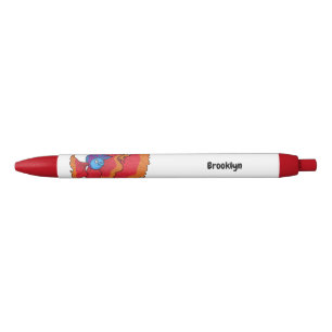 Cute Siamese fighting fish betta cartoon Pen