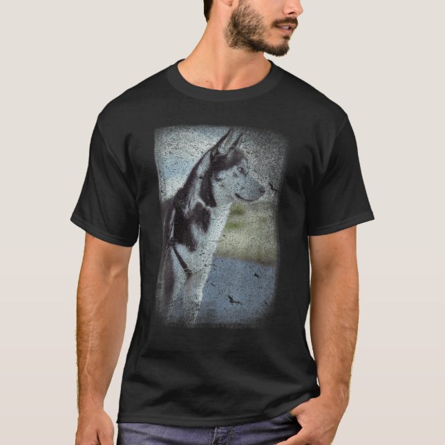 Cute Siberian Husky Dog Owner - Cool Siberian Husk T-Shirt (Front)