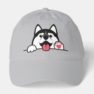 Cute Siberian Husky Hat