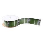 Cute Siberian Husky Satin Ribbon