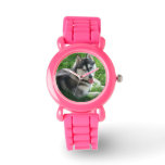 Cute Siberian Husky Watch