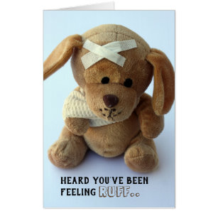 Dog Get Well Cards - Well Wishes Cards & Templates | Zazzle