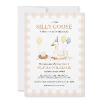 Cute Silly Goose Baby Shower Invitation