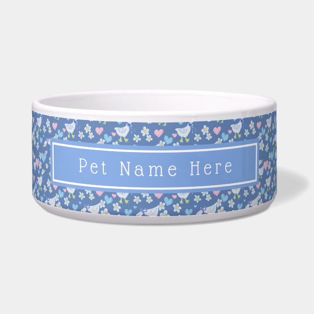 Cute Silly Goose Personalized Bowl (Front)
