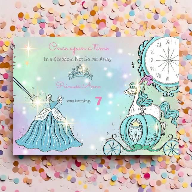 Cute silver sparkling midnight Birthday Invitation (Creator Uploaded)
