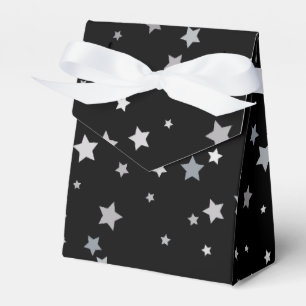 Cute Silver Stars pattern   Any background color  Favor Boxes