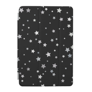 Cute Silver Stars pattern Any background color iPad Mini Cover