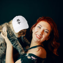 Cute Simple Black Cat Lover Cat Mom