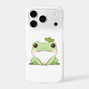 Cute Simple Chibi Frog Nature Kawaii Design iPhone 17 Pro Case