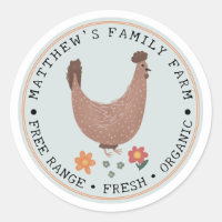 Cute Simple Family Farm Chicken egg box