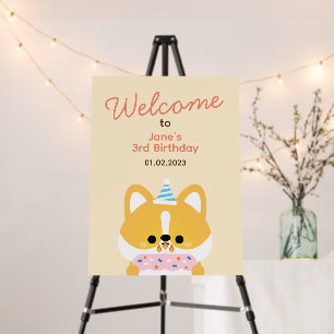 Cute Simple Fun Birthday Party Foam Board