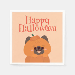 Cute Simple Fun Halloween Party Napkins