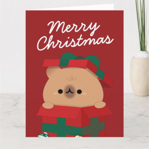 Cute Simple Fun Merry Christmas Thank You Card