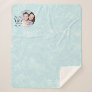 Cute Simple Gifts For Aunts Custom Aunt Birthday Sherpa Blanket