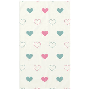Cute Simple Heart Pattern Tablecloth