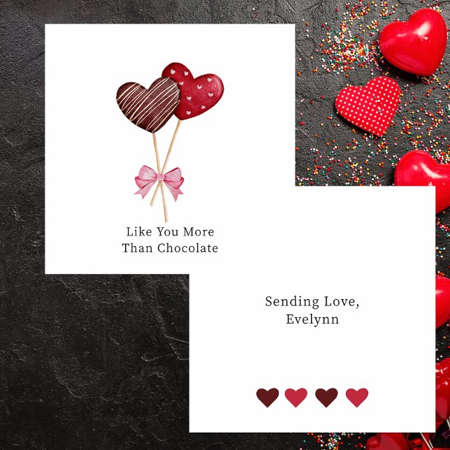 Cute Simple Hearts Valentine Card (Creator Uploaded)
