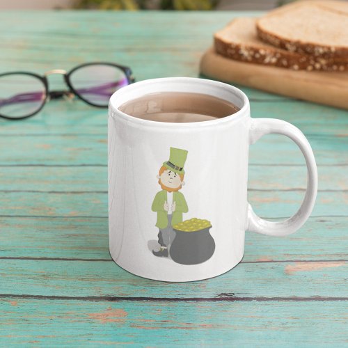 Cute Simple Leprechaun St Patricks Day  Coffee Mug