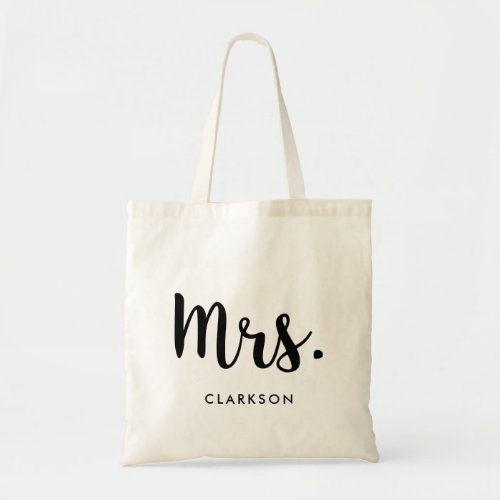 Cute simple  Mrs Tote Bag