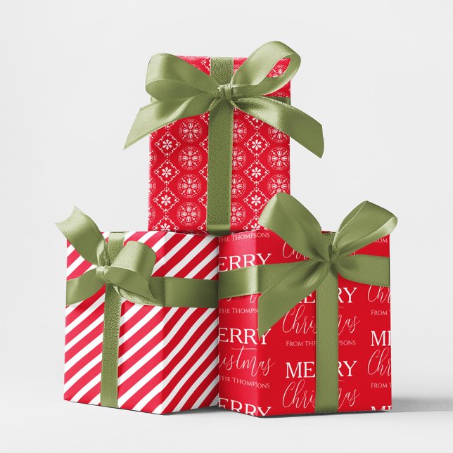 Cute Simple Snowflake Pattern Christmas Holiday Wrapping Paper Sheets (Cute Christmas snowflake pattern wrapping paper with simple festive winter holiday design.)